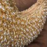 Clutiva Luna Hand-Beaded Half Moon Shoulder Bag & Luxury Clutch