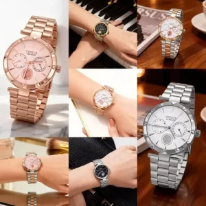 Clutiva Rose Gold Royale Chronograph Watch
